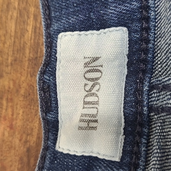 Hudson Krista Straight Crop w/Roll Cuff Denim Jean Women's sz 32 - Picture 5 of 11